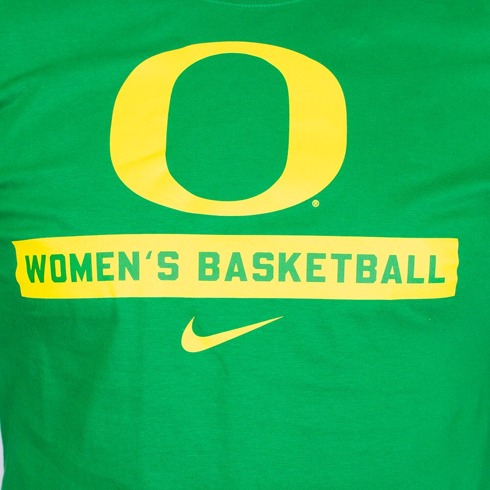 Classic Oregon O, Nike, Green, Crew Neck, Cotton, Women, Unisex, Basketball, Women's Basketball, Basic, T-Shirt, 906449